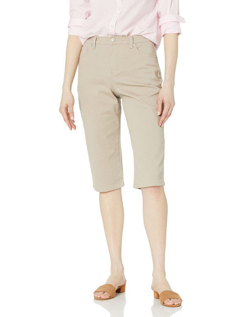 Gloria Vanderbilt Women's Amanda Skimmer Short, Wheatfield, 8 Regular