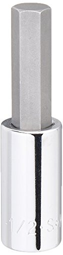 SK Hand Tool 41216 Drive Hex 1/2-Inch Bit Socket, 1/2-Inch, Chrome