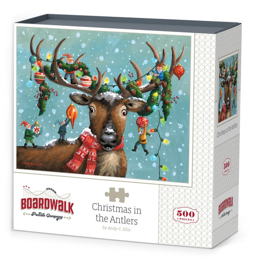 Christmas in The Antlers by Boardwalk - 500 Piece Jigsaw Puzzle