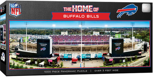 Masterpieces 1000 Piece Sports Jigsaw Puzzle - NFL Buffalo Bills Stadium View Panoramic - 13"x39" Masterpieces 1000 Piece Sports Jigsaw Puzzle - NFL Buffalo Bills Stadium View Panoramic - 13"x39"