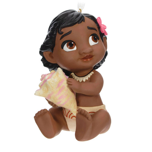 Hallmark Keepsake Christmas Ornament 2023, Disney Moana The Ocean Chose Me Porcelain, Gifts for Disney Fans