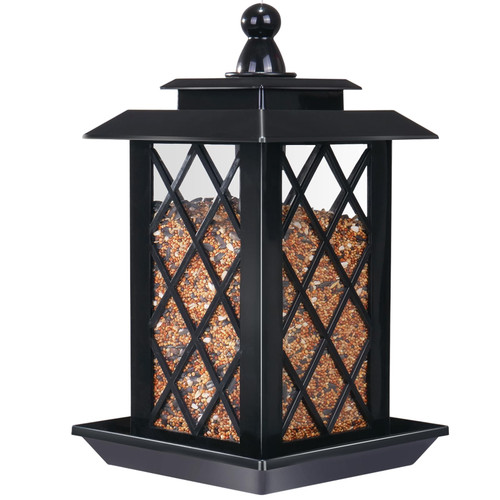Vivace Large Bird Feeders for Outdoors Hanging Bird Feeder, 3.2lb Capacity Seed Feeder Lantern Wild Bird Feeders for Outside Hanging, Black Vivace Large Bird Feeders for Outdoors Hanging Bird Feeder, 3.2lb Capacity Seed Feeder Lantern Wild Bird Feeders for Outside Hanging, Black