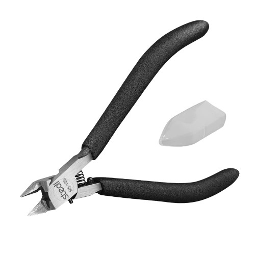 stedi 5-inch Model Nipper, with Ultra-thin Single-edge and Blade Case Plastic Model Tools for Gundam Repairing Plastic Model and Fixing, Black stedi 5-inch Model Nipper, with Ultra-thin Single-edge and Blade Case Plastic Model Tools for Gundam Repairing Plastic Model and Fixing, Black