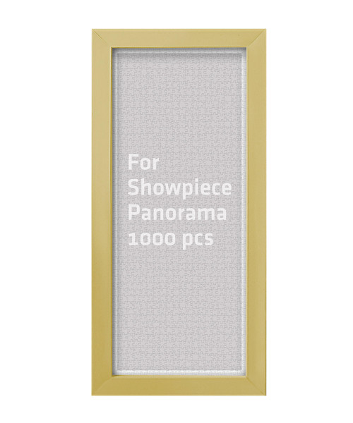 Pintoo Jigsaw Puzzle Frame Tailor-Made for Pintoo's 1000 Pieces Panorama Puzzle ONLY - Oak - Effortless & Toolless Assembly NO Glue Required [W1046]