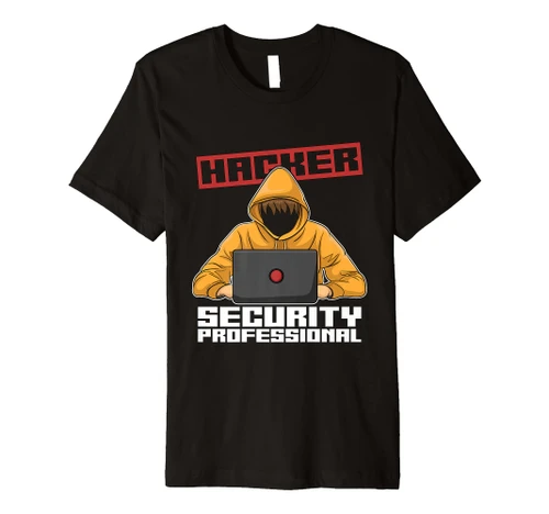 Hacker Security Professional Computer Science Cybersecurity Premium T-Shirt