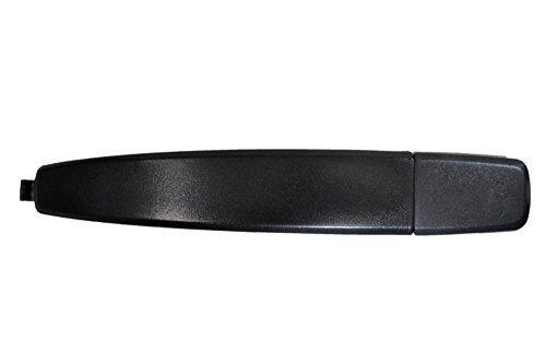 PT Auto Warehouse GM-3003A-RER - Exterior Outer Outside Door Handle, Textured Black - fits Rear Left or Rear Right