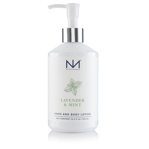 Niven Morgan Lavender & Mint Hand and Body Lotion 10.5 Fl.oz