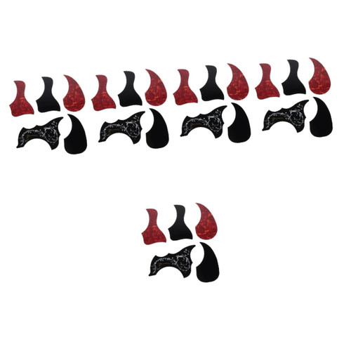 Mikinona 25 Pcs Guitar Scratch Guard acoustic guitar picks pickguard for ukulele ukelele picks self electric guitar accessories Folk Guitar Pickguards classical musical instrument celluloid