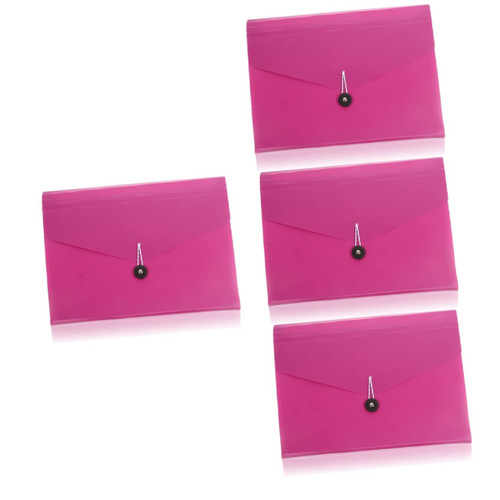 Ciieeo 4pcs Test Paper Clip File Holder Expanding Document Folders Accordion Folder Expanding Filing Folder File Folder Organizer Plastic File Folders File Rack Pp Office Multi-Layer