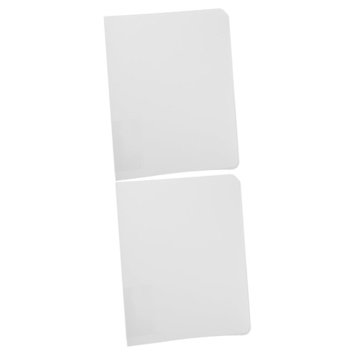 MAGICLULU 2pcs Binder Expanding Document Folder File Folder Document Storage File Accordian Folders Filing Organizer Pouch Subject Document Organizer A4 Scalable Office Sleeve White Plastic