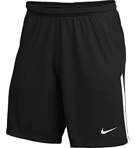 Nike Youth Park II Dri-Fit Soccer Shorts (Black/White, Large)