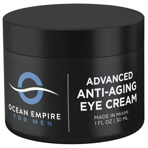Advanced Men's Eye Cream - Made in USA - Anti Aging Cream for Wrinkles, Dark Under Eye Circles, Eye Bags & Puffiness | Anti-Age Effect Under Eye Cream for Men with Natural Ingredients 1oz Advanced Men's Eye Cream - Made in USA - Anti Aging Cream for Wrinkles, Dark Under Eye Circles, Eye Bags & Puffiness | Anti-Age Effect Under Eye Cream for Men with Natural Ingredients 1oz
