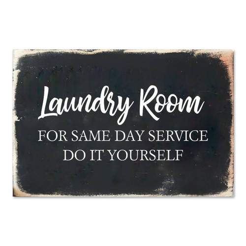 Rustic Wood Sign Home Hanging Wall Decor Laundry Room for Same Day Service Do It Yourself Vintage Style Plaque for Farmhouse 12x8in Rustic Wood Sign Home Hanging Wall Decor Laundry Room for Same Day Service Do It Yourself Vintage Style Plaque for Farmhouse 12x8in