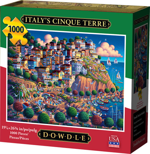 Dowdle Jigsaw Puzzle - Italy's Cinque Terre - 1000 Piece Dowdle Jigsaw Puzzle - Italy's Cinque Terre - 1000 Piece