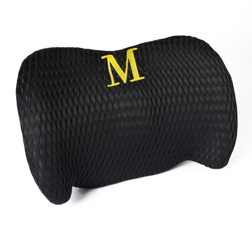 Initial Lumbar Pillow, Personalized Lumbar Support Pillow for Office Chair, Car Seat, Ergonomic Memory Foam Back Pillow, Chair Back Support for Lower Back Pain Relief, Back Support for Chair, Bed(M) Initial Lumbar Pillow, Personalized Lumbar Support Pillow for Office Chair, Car Seat, Ergonomic Memory Foam Back Pillow, Chair Back Support for Lower Back Pain Relief, Back Support for Chair, Bed(M)