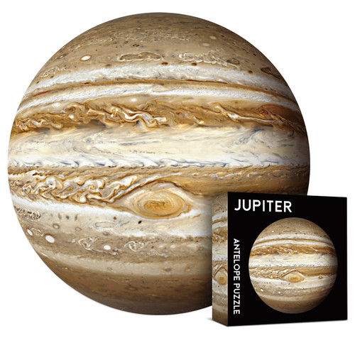 Antelope - 1000 Piece Puzzle for Adults, Jupiter Jigsaw Puzzles 1000 Pieces, Space Puzzle, Planet Round Puzzle,Circle Puzzle, Solar System Puzzle, High Resolution, Matte Finish, No Dust Puzzle