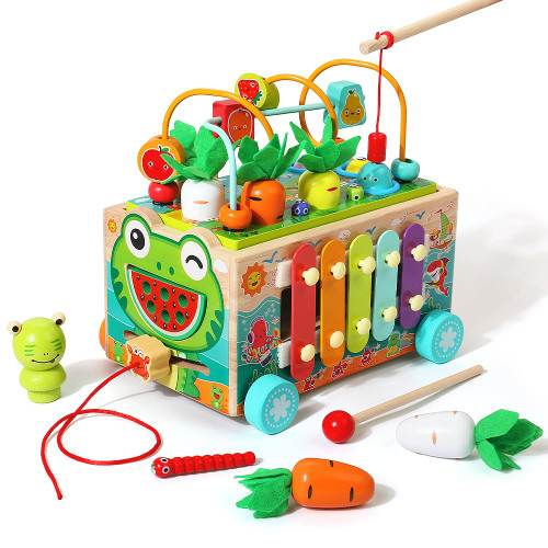 JAUNTY Montessori Toddler Activity Cube Toy for Baby Girls Boys 3 4 5 Years Old, Educational Fine Motor Skill Preschool Learning Game for Kids 3-5, Shape Sorting Toy Gifts for Christmas Birthday JAUNTY Montessori Toddler Activity Cube Toy for Baby Girls Boys 3 4 5 Years Old, Educational Fine Motor Skill Preschool Learning Game for Kids 3-5, Shape Sorting Toy Gifts for Christmas Birthday