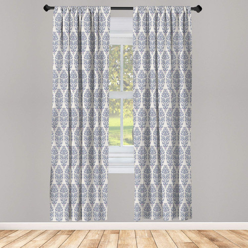 Ambesonne Abstract Curtains, Eastern Pattern of Shapes and Dots, Window Treatments 2 Panel Set for Living Room Bedroom, Pair of - 28" x 63", Champagne Pale Eggplant Ambesonne Abstract Curtains, Eastern Pattern of Shapes and Dots, Window Treatments 2 Panel Set for Living Room Bedroom, Pair of - 28" x 63", Champagne Pale Eggplant