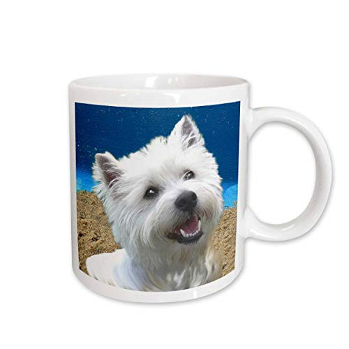 3dRose West Highland Terrier Mug, 15-Ounce