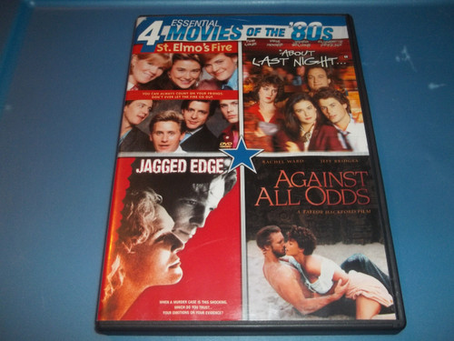 Essential Movies of the '80s (St. Elmo's Fire, About Last Night, Jagged Edge, Against All Odds)