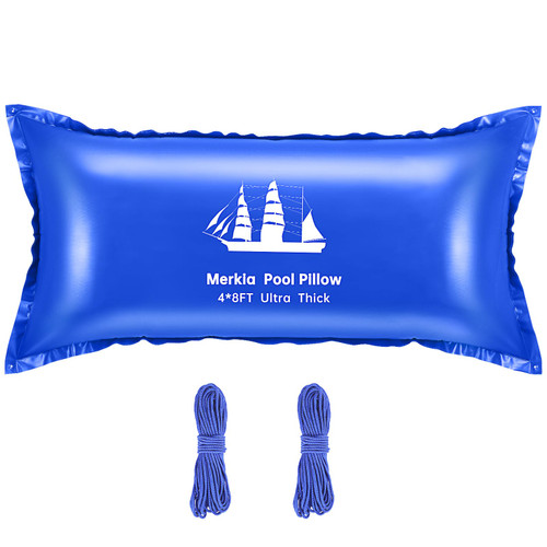 Pool Pillows for Above Ground Pool?4 x 8Ft, Winterize Pool Closing Kit Winter Pool Cover Pillow, Ultra Thick & Durable Resistant 0.4mm PVC Material Pool Air Pillow for Winterizing