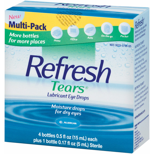 Product of Refresh Tears Lubricant Eye Drops Multipack, 4 ct./0.5 fl. oz. with Sterile Drops Bottle, 0.17 oz. - [Bulk Savings]