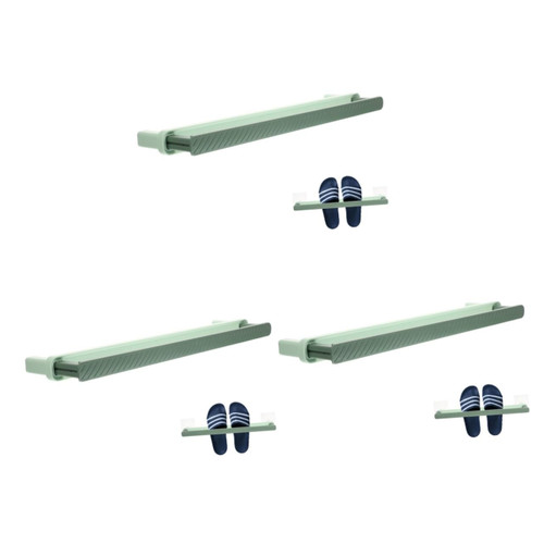 BESTOYARD 3pcs wall mounted shoe rack hanging shoe rack over the door shoe rack shoe rack for door shoe organizer over the door shoe rack for entryway shoes rack No punching plastic Wardrobe