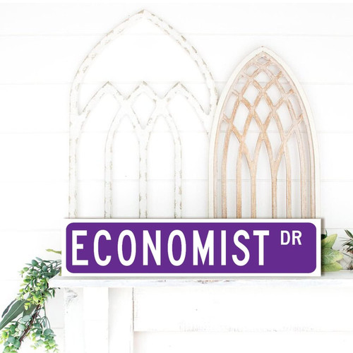 Economist Gift Wood Wall Art Sign Profession Economist Decor Wood Signs Economist Hanging Wood Plaque Wall Sign Custom Street Sign Kitchen Laundry Room Wall Decor Hard Working Dad Birthday Gift