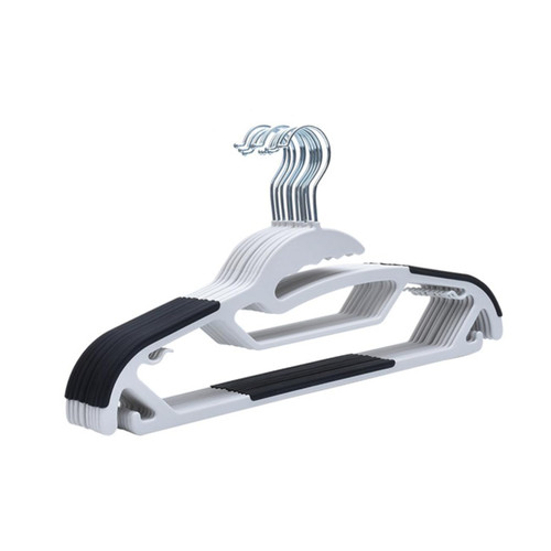 Cabilock 10pcs Suit Hangers Wall Hangers for Clothes Plastic Clothes Hangers Plastic Hangers Plastic Hooks for Hanging Non Clothes Hanger Functional Hangers Drying Rack no Trace