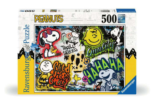 Ravensburger Puzzle 17538 - Peanuts Graffiti - 500 Pieces Snoopy Puzzle for Adults and Children from 12 Years Ravensburger Puzzle 17538 - Peanuts Graffiti - 500 Pieces Snoopy Puzzle for Adults and Children from 12 Years