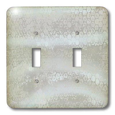 3dRose LLC lsp_18958_2 Light Blue and Gray Bubbles Double Toggle Switch
