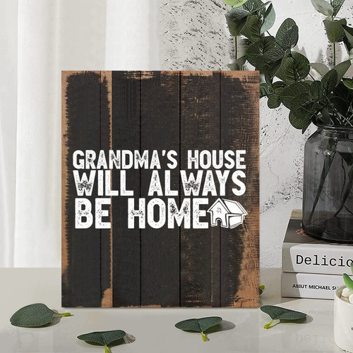 Country Rustic Style Motivational Quotes Wood Sign Grandma's House Wall Hanging Wooden Plaque for Porch Garden Yard Living Room Farmhouse Kitchen Coffee Bar Laundry Room Decor 10x12in Country Rustic Style Motivational Quotes Wood Sign Grandma's House Wall Hanging Wooden Plaque for Porch Garden Yard Living Room Farmhouse Kitchen Coffee Bar Laundry Room Decor 10x12in