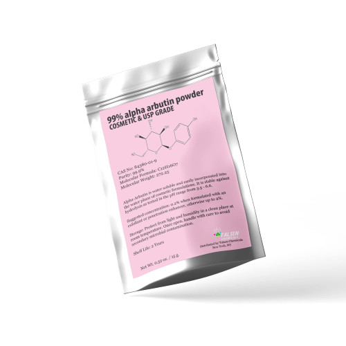 Pure Alpha-Arbutin Powder Snow White Powder DIY,99% Pure DIY USP Grade. (2 Oz. / 56 Grams)