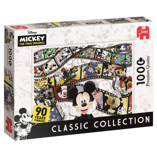 Jumbo Puzzles 19493 Classic Collection Mickey's 90th Birthday, Mickey Mickey Mouse Disney Jigsaw Puzzle, 1000-Piece, Multi-Colour
