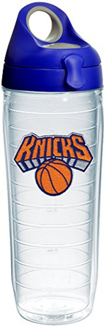 Tervis 1231062 NBA New York Knicks Primary Logo Tumbler with Emblem and Blue with Gray Lid 24oz Water Bottle, Clear Tervis 1231062 NBA New York Knicks Primary Logo Tumbler with Emblem and Blue with Gray Lid 24oz Water Bottle, Clear