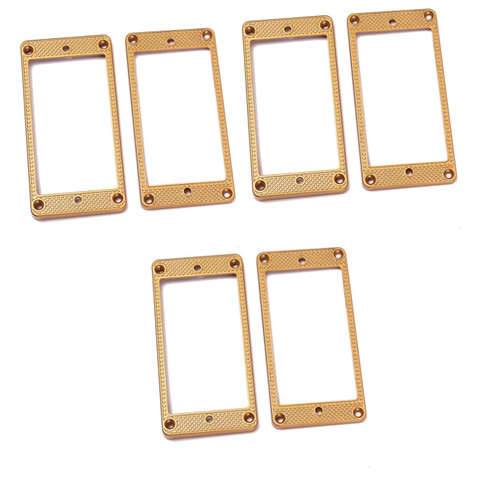 ERINGOGO 3pcs Pair bling accessories humbucker rings metal frame guitar pickups metal guitar humbucker pickup frame Humbucker Cover Plate Pickups Frame pickup ring music plate