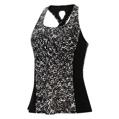 Dolfin Women's Print Twist Back Tankini Top Oblivion S