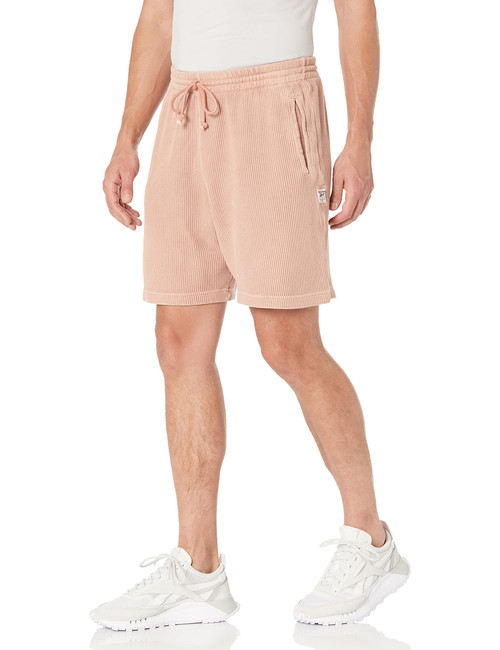 Reebok Men's Standard Shorts, Canyon Coral/Natural Dye, Large