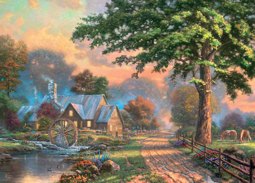 Ceaco - Thomas Kinkade - Simpler Times- 1000 Piece Jigsaw Puzzle