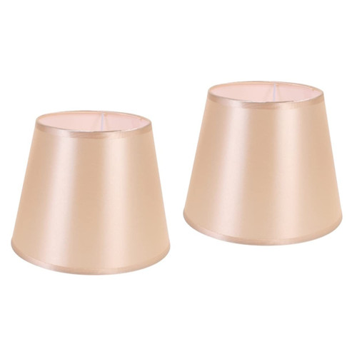 2pcs fabric lampshade burlap lamp shade rustic lamp shades floor light shade table lamp lampshade rustic desk lampshade decorative lampshade e27 clip chandelier shade