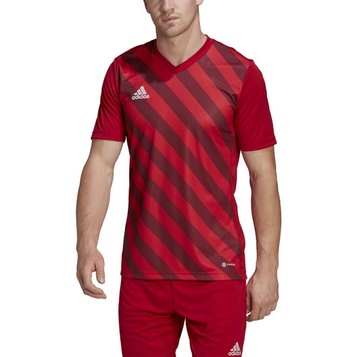 adidas Men's Entrada 22 Graphic Jersey, Team Power Red/Shadow Red, 3X-Large