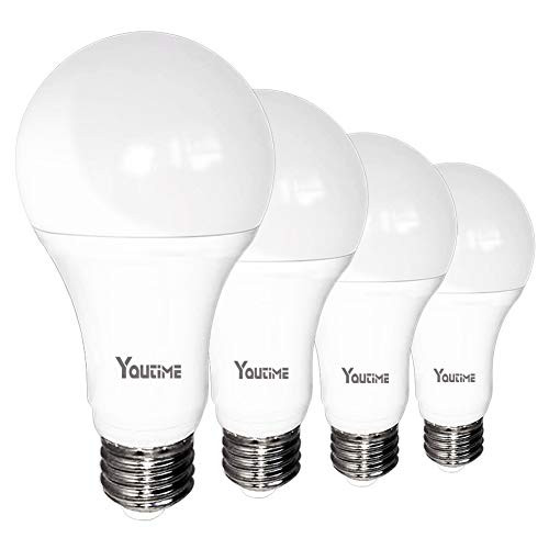 Super Warm!!! A21 LED Bulb, 20W (150-200W Equivalent) 2200LM Non-dimmable and 3000K Warm White, E26 Medium Screw Base Light Bulb for Bedroom & Dinning Room, 4 Packs by Youtime