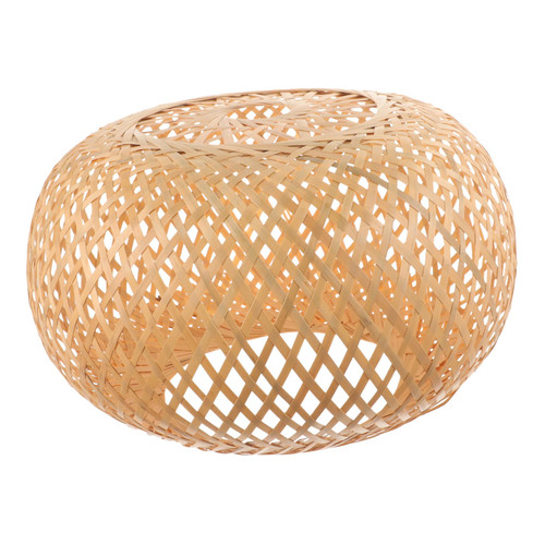Didiseaon bamboo lampshade farmhouse lampshade lamp shade replacement drum bell lampshades table lamp cover wicker chandelier cover bamboo woven lamp shade Rattan vintage Bamboo weaving