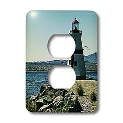 3dRose LLC lsp_50148_6 Lake Havasu Landmark. Famous Miniature Lighthouse At Lake Havasu, Arizona. Nice Arizona Travel Gift., 2 Plug Outlet Cover