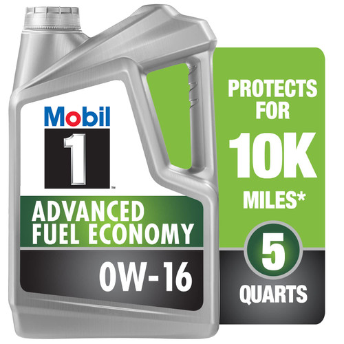 Mobil 1 Advanced Fuel Economy Full Synthetic Motor Oil 0W-16, 5 Quart Mobil 1 Advanced Fuel Economy Full Synthetic Motor Oil 0W-16, 5 Quart
