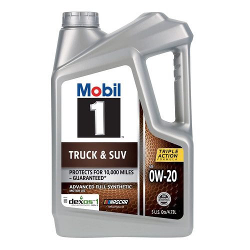Mobil 1 Truck & SUV Full Synthetic Motor Oil 0W-20, 5 Quart Mobil 1 Truck & SUV Full Synthetic Motor Oil 0W-20, 5 Quart
