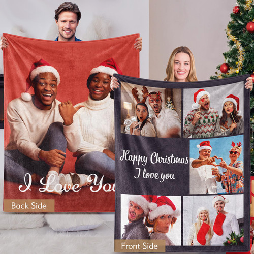 MeMoShe I Love You Couple Gifts Double Sided Custom Blanket with Photos Birthday Gifts for Boyfriend Girlfriend Personalized Blanket Soft Flannel Customized Blanket with Picture Christmas Couple Gifts MeMoShe I Love You Couple Gifts Double Sided Custom Blanket with Photos Birthday Gifts for Boyfriend Girlfriend Personalized Blanket Soft Flannel Customized Blanket with Picture Christmas Couple Gifts