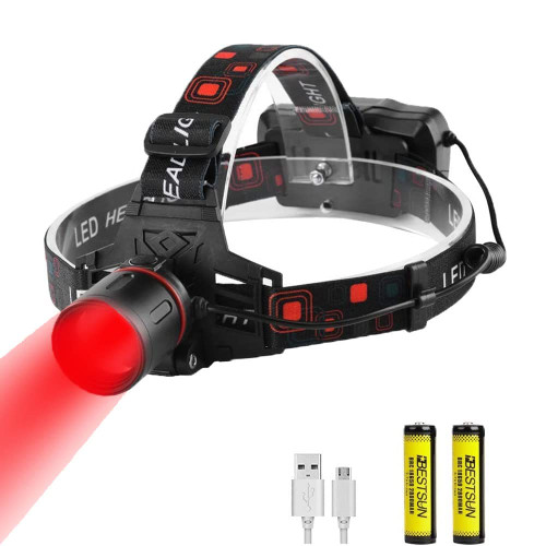 GRABOYY Red LED Headlamp Rechargeable 10000 Lumens Super Bright Hunting Headlamps Waterproof Headlamp Flashlight Zoomable 3 Modes Headlight for Hunting Fishing Running GRABOYY Red LED Headlamp Rechargeable 10000 Lumens Super Bright Hunting Headlamps Waterproof Headlamp Flashlight Zoomable 3 Modes Headlight for Hunting Fishing Running