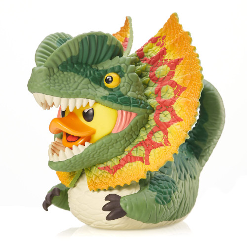 TUBBZ First Edition Dilophosaurus Collectible Vinyl Rubber Duck Figure - Official Jurassic Park Merchandise - Sci-Fi TV & Film TUBBZ First Edition Dilophosaurus Collectible Vinyl Rubber Duck Figure - Official Jurassic Park Merchandise - Sci-Fi TV & Film
