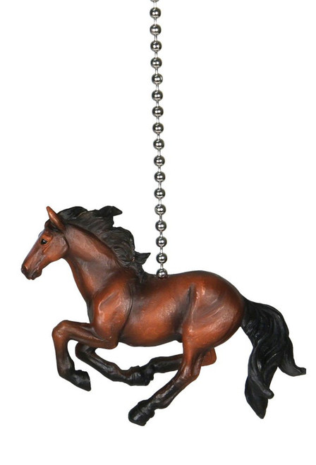 Rivers Edge Horse Western Cowboy Ceiling Fan Light Pull